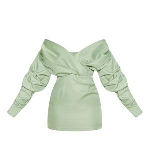 Women ruched bodycon dress